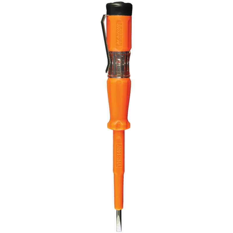 Major Tech 3mm Flat Neon Screwdriver | 110V–250V AC Voltage Tester
