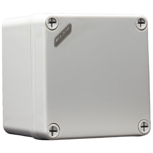 IP67 Weatherproof Polycarbonate Square Enclosure 100x100x75mm - High-Impact Industrial Box