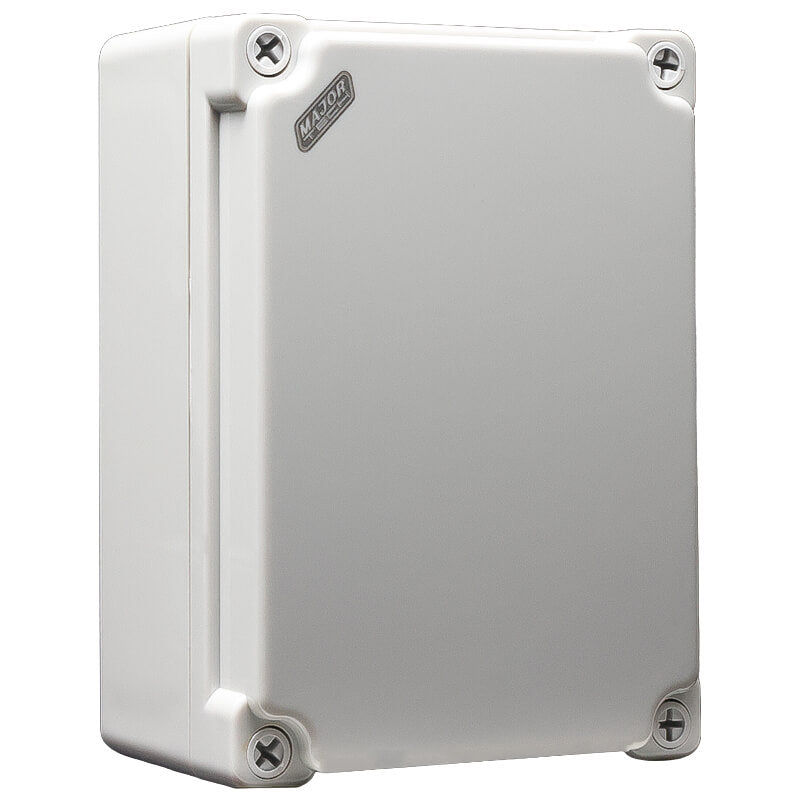 IP67 Weatherproof Polycarbonate Rectangular Enclosure 175x125x75mm - High-Impact Industrial Box