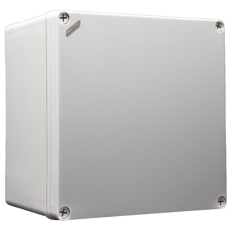 IP67 Weatherproof Polycarbonate Square Enclosure 200x200x130mm - High-Impact Industrial Box