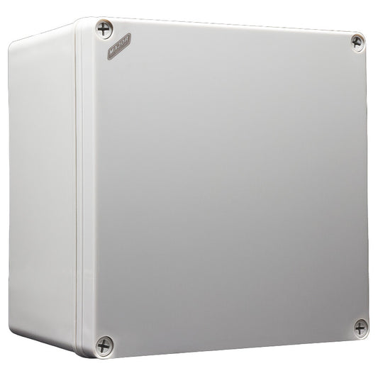IP67 Weatherproof Polycarbonate Square Enclosure 200x200x130mm - High-Impact Industrial Box