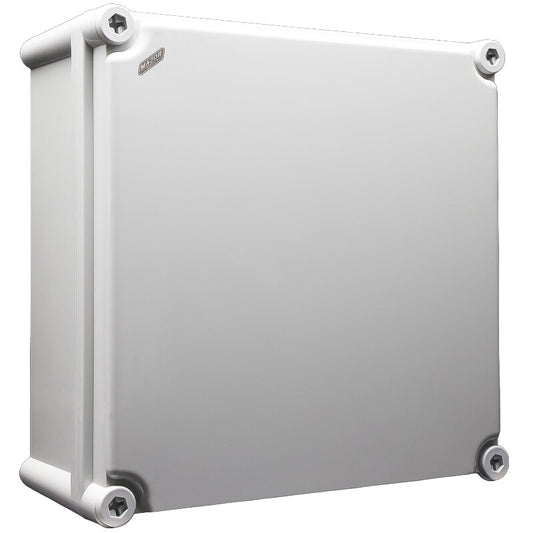 IP67 Weatherproof Polycarbonate Square Enclosure 280x280x130mm - High-Impact Industrial Box