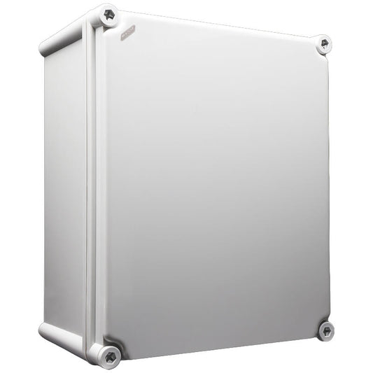 IP67 Weatherproof Polycarbonate Rectangular Enclosure 340x280x180mm - High-Impact Industrial Box