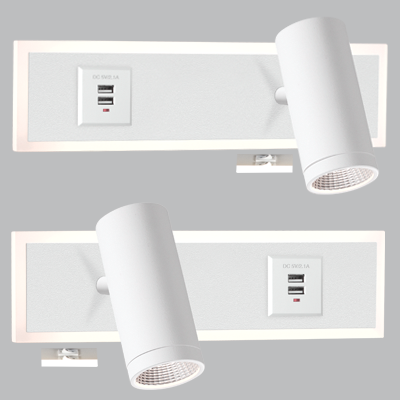 WB204 Bright Star MATT WH 2 PIECES WALL LAMP IN ONE BOX