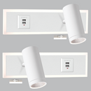 WB204 Bright Star MATT WH 2 PIECES WALL LAMP IN ONE BOX