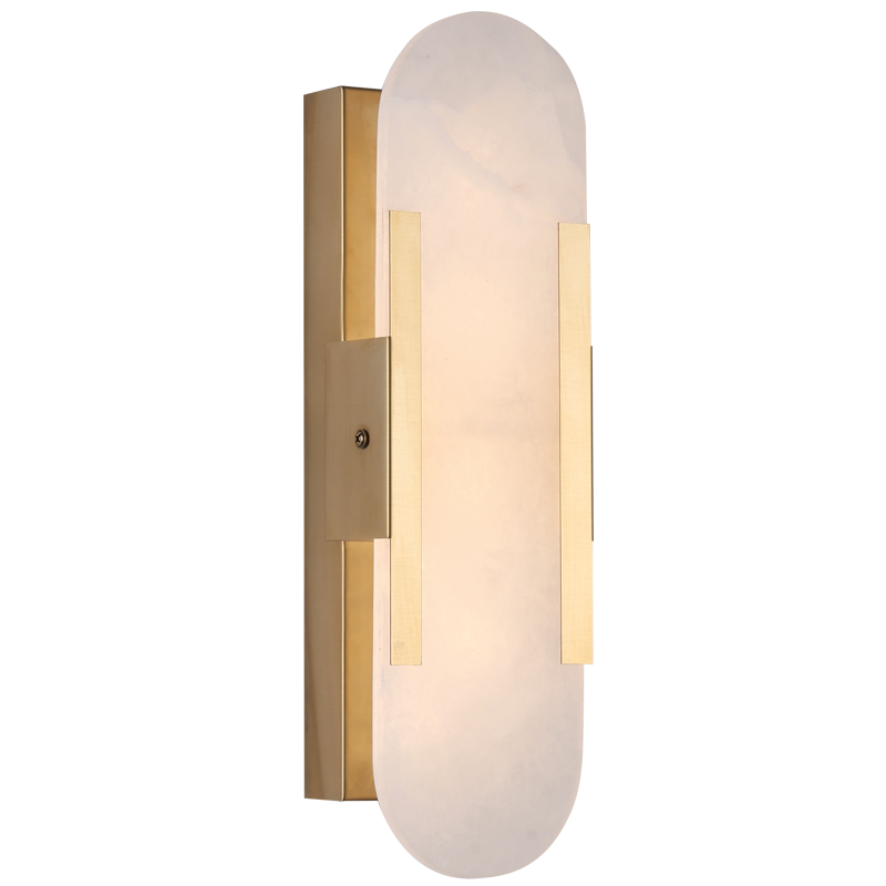 WB347 Bright Star GOLD 12W LED 3CCT MARBLE WALL LAMP