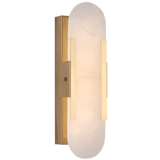 WB347 Bright Star GOLD 12W LED 3CCT MARBLE WALL LAMP