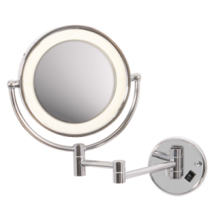 WB800 Bright Star CHROME MIRROR WALL MAGNIFIER 3X
