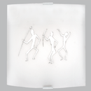 WB9003 Bright Star GLASS OPAQUE GLASS, 2 x 40W SES