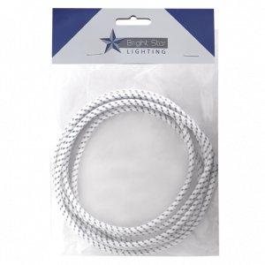 WIRE 073-5M Bright Star 5M PRE-PACK WHITE & GREY 3 CORE