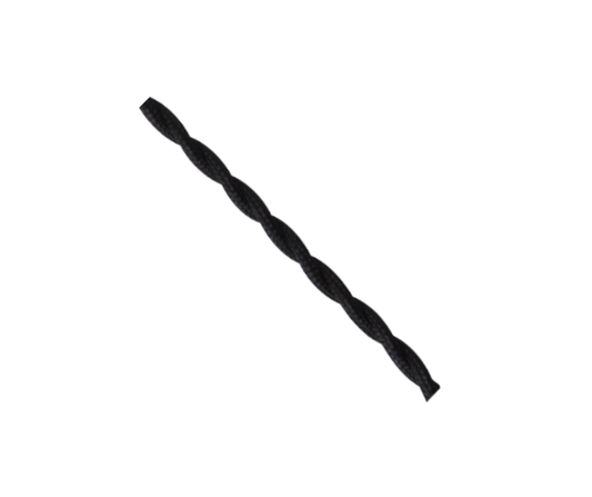 WIRE 012 Bright Star BLACK BLACK TWISTED - 2 CORE P/M