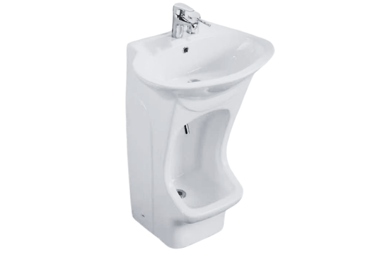 EWU008 Integrated Wudu & Ablution Basin Set (Includes Mixer & Plumbing Fixtures)