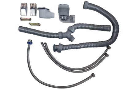 EWU008 Integrated Wudu & Ablution Basin Set (Includes Mixer & Plumbing Fixtures)