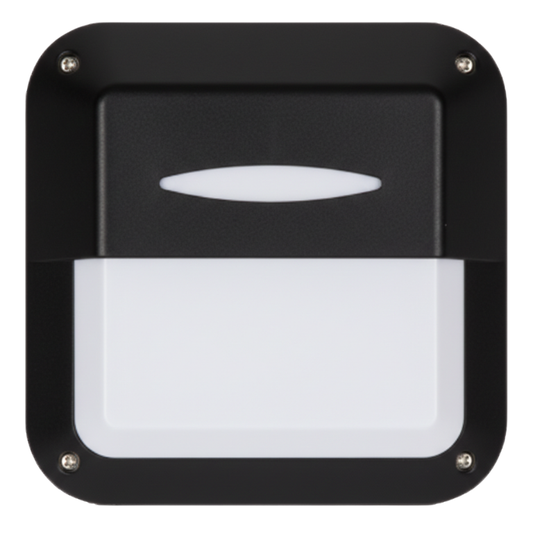 Bright Star BH121 BLACK SQUARE EYELID ABS PLASTIC POLY COVER IP44 1X40W ES