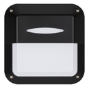 Bright Star BH121 BLACK SQUARE EYELID ABS PLASTIC POLY COVER IP44 1X40W ES