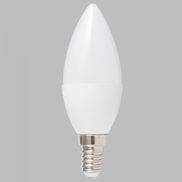 BULB LED 262 Bright Star C35 5W E14 6000K NON DIMMABLE OPAL