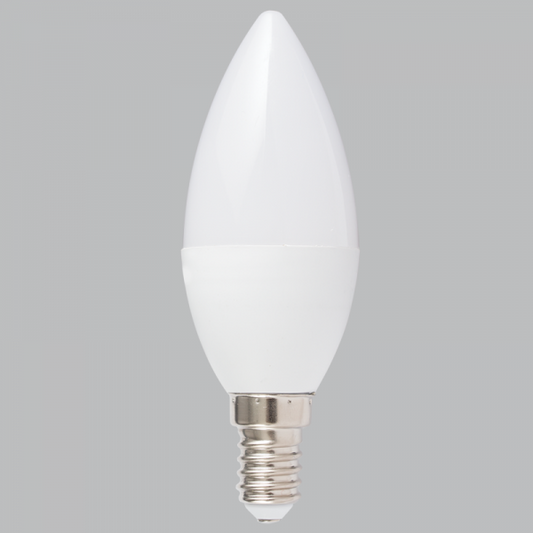 BULB LED 262 Bright Star C35 5W E14 6000K NON DIMMABLE OPAL