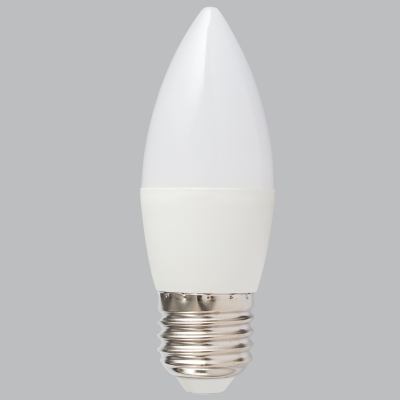 BULB LED 264 Bright Star C35 5W E27 6000K NON DIMMABLE OPAL