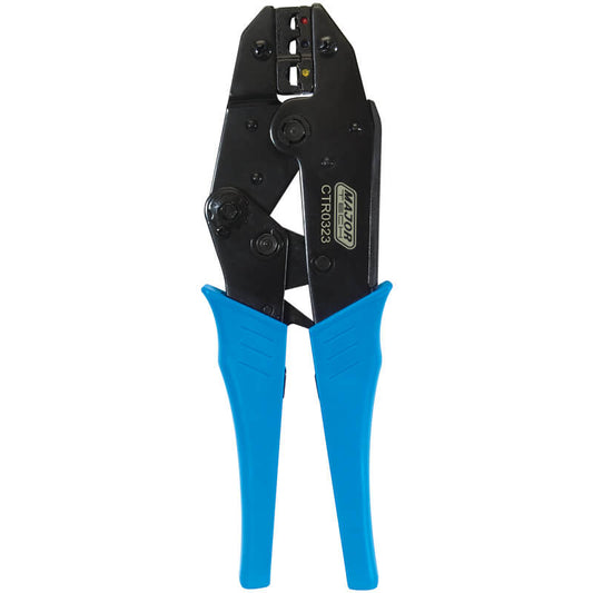Major Tech 0.5mm²–6.0mm² Ratchet Crimping Tool | Color-Coded Terminal Crimp Tool