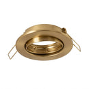 Bright Star DL067  GOLD SATIN TILT NO LAMPHOLDER 65mm CUT OUT