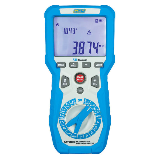 Major Tech Handheld Installation Tester with Bluetooth (CAT IV 600V) + FREE Cooler Bag & Water Bottle – MT329