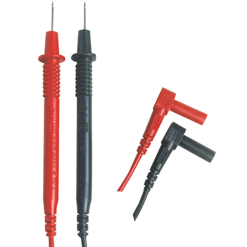 Major Tech MT805 Economy Test Leads | 2mm Sharp Probe Tips with 4mm Safety Plugs