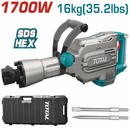 TOTAL 220V Demolition Breaker 1700W 16KG 45J TH215456