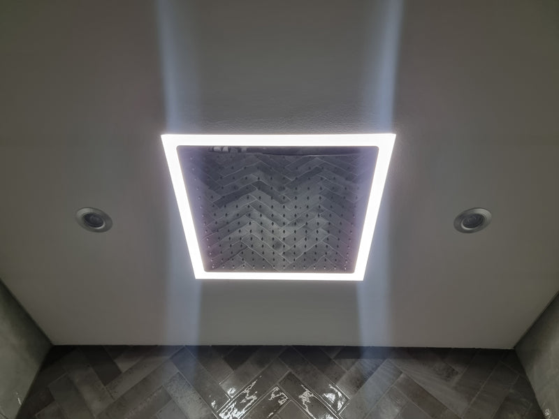 Waterfall Effect Shower Head Rose 40cm x 40cm