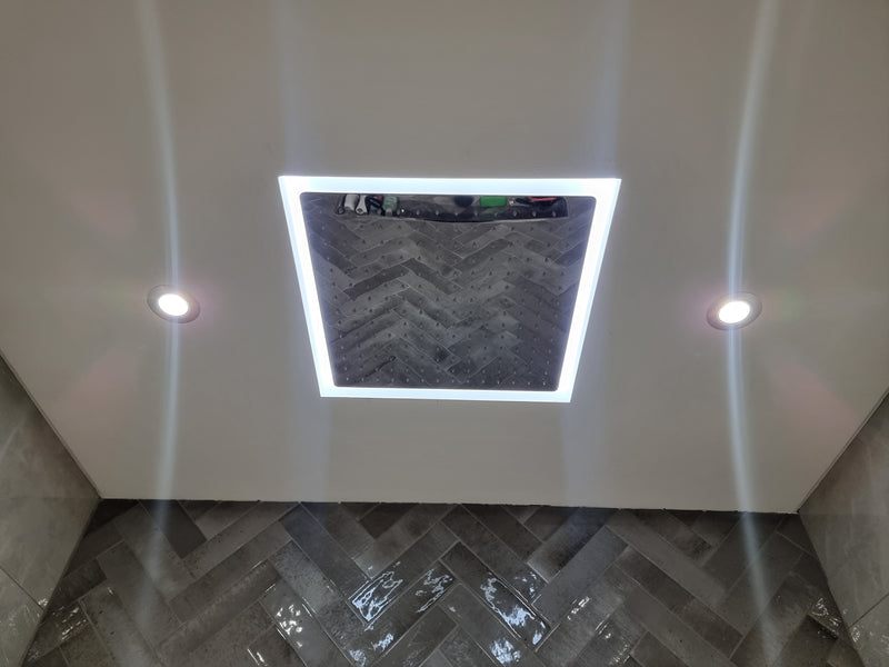 Waterfall Effect Shower Head Rose 40cm x 40cm