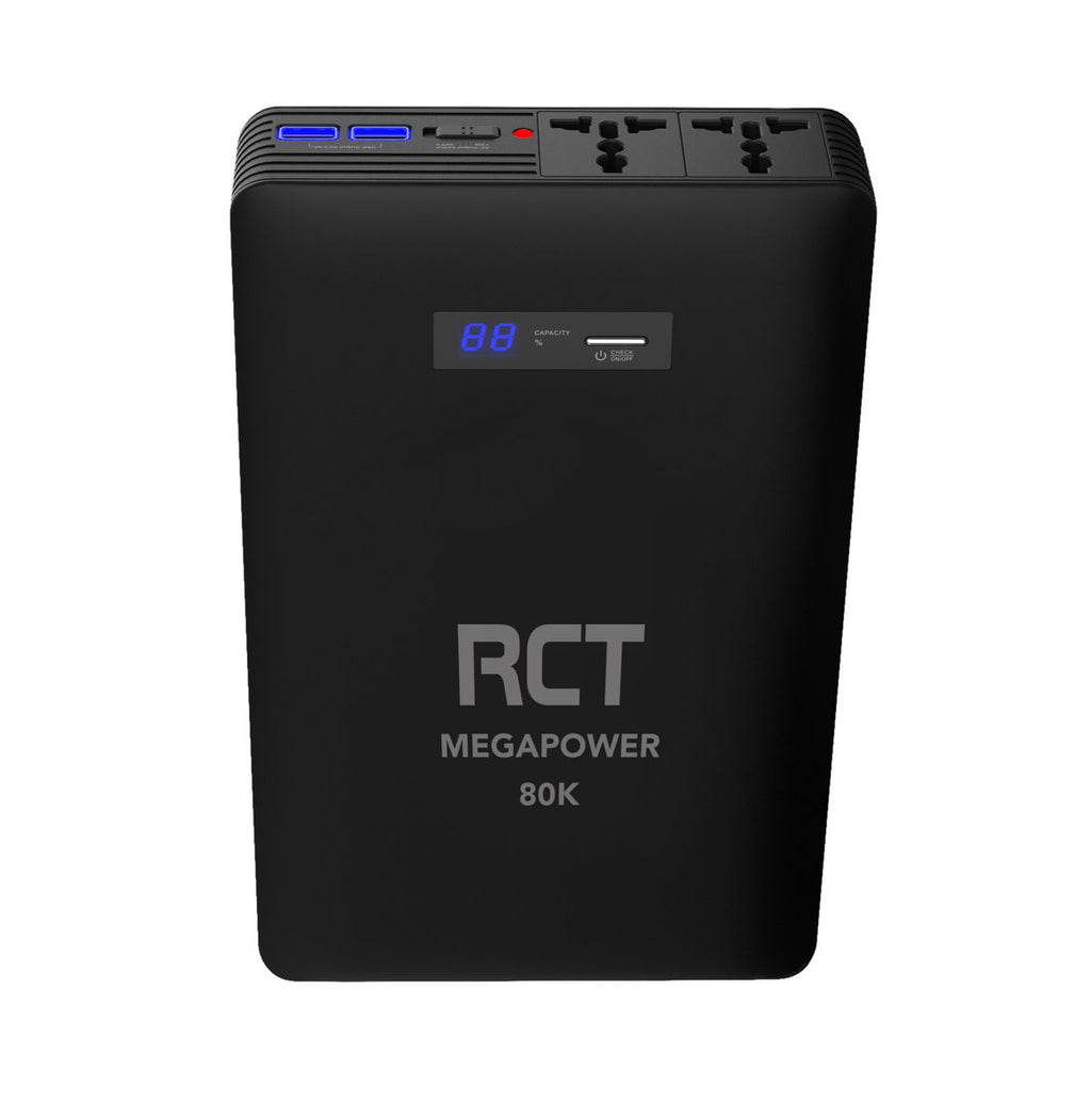 RCT MP-PB80AC RCT MEGAPOWER 80000mAh AC Power Bank – Electric Wholesalers