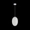 K. Light A-KLCH-900-S/OP Chrome with Opal Glass 230v 40W E14 Marilyn Small Glass Pendant