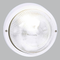 Bright Star Lighting BH021 WHITE Round Plain Pvc Bulkhead - White IP54 ES