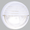 Bright Star Lighting BH023 WHITE Round Eyelid  Pvc Bulkhead - White IP44 ES