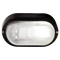 Bright Star Lighting BH027 BLACK Oval Plain Pvc Bulkhead - Black IP54 ES