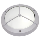 Bright Star Lighting BH050 SILVER 270mm  Round Grid - Silver IP54 ES Bulkhead