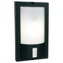 Bright Star Lighting BH061 BLACK Rectangle, Open, Die Cast, Poly Cover IP44 1X60W ES Bulkhead