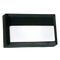 Bright Star Lighting BH074 BLACK Rectangle, Eyelid,1x15W ES, Die Cast, Polycover IP44