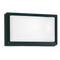 Bright Star Lighting BH075 BLACK Rectangle,1x15W ES, Die Cast, Poly Cover IP44