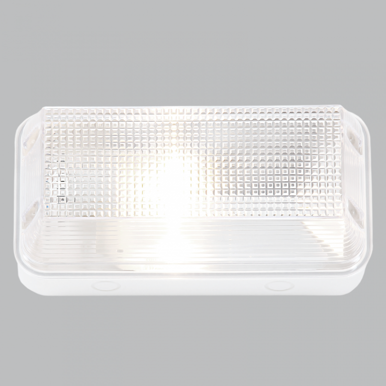 Bright Star Lighting BH110 BLACK Abs Plastic Clear Cover Bulkhead IP44 1X60W ES