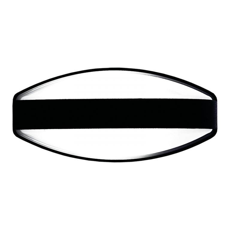 Bright Star Lighting BH112 BLACK Abs Plastic Bulkhead Opal Poly Cover IP44 1X60W ES