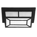 Bright Star Lighting BH2080 BLACK Die Cast Aluminium Bulkhead with Frosted Glass