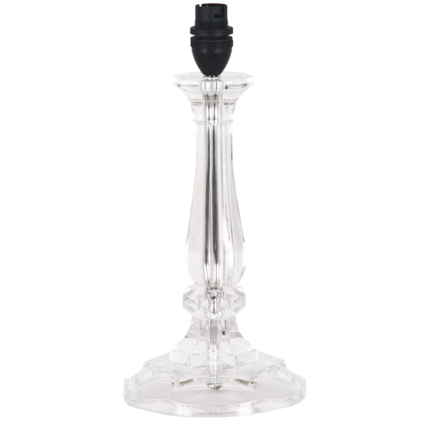 Bright Star Lighting BTL004 CHROME Clear Acrylic Table Lamp