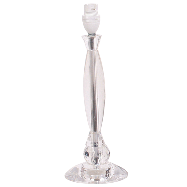 Bright Star Lighting BTL014 CHROME Clear Acrylic Table Lamp