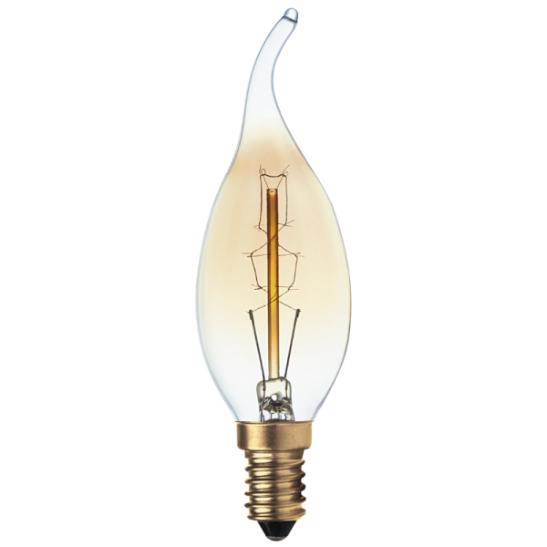 Bright Star Lighting BULB 703 E14 40W C35 Carbon Filament Flame Bulb