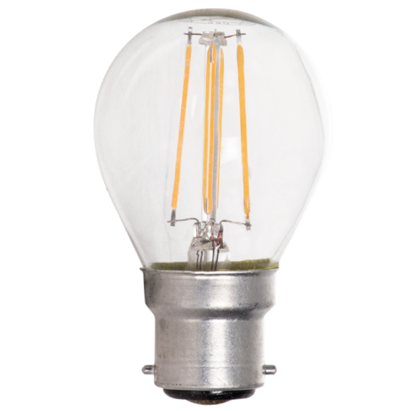 Bright Star Lighting BULB LED 155 B22 4W Warm White LED Filament Golf Ball Bulb