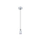 Bright Star PEN781 Aluminium Colour Pendant with Grey Twist Cord