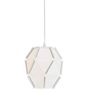 Bright Star PEN803 White Plastic and Fabric Pendant