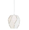 Bright Star PEN803 White Plastic and Fabric Pendant