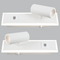 Bright Star WB204 Matt White Aluminum and Acrylic Bedside Wall Bracket 2 Piece Lamp Set