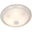Bright Star Lighting CF021LG FR/WH Metal Base with Alabaster Glass